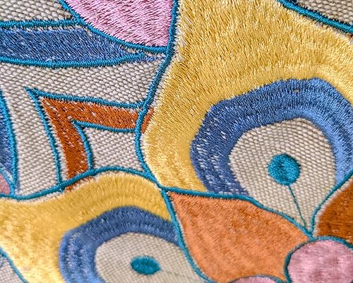 Miniatura 4 de Mandala Life ART Funda de almohada bohemia de suelo de 24 x 8 pulgadas, decoración de habitación, puf para yoga, y taburete bohemio chic