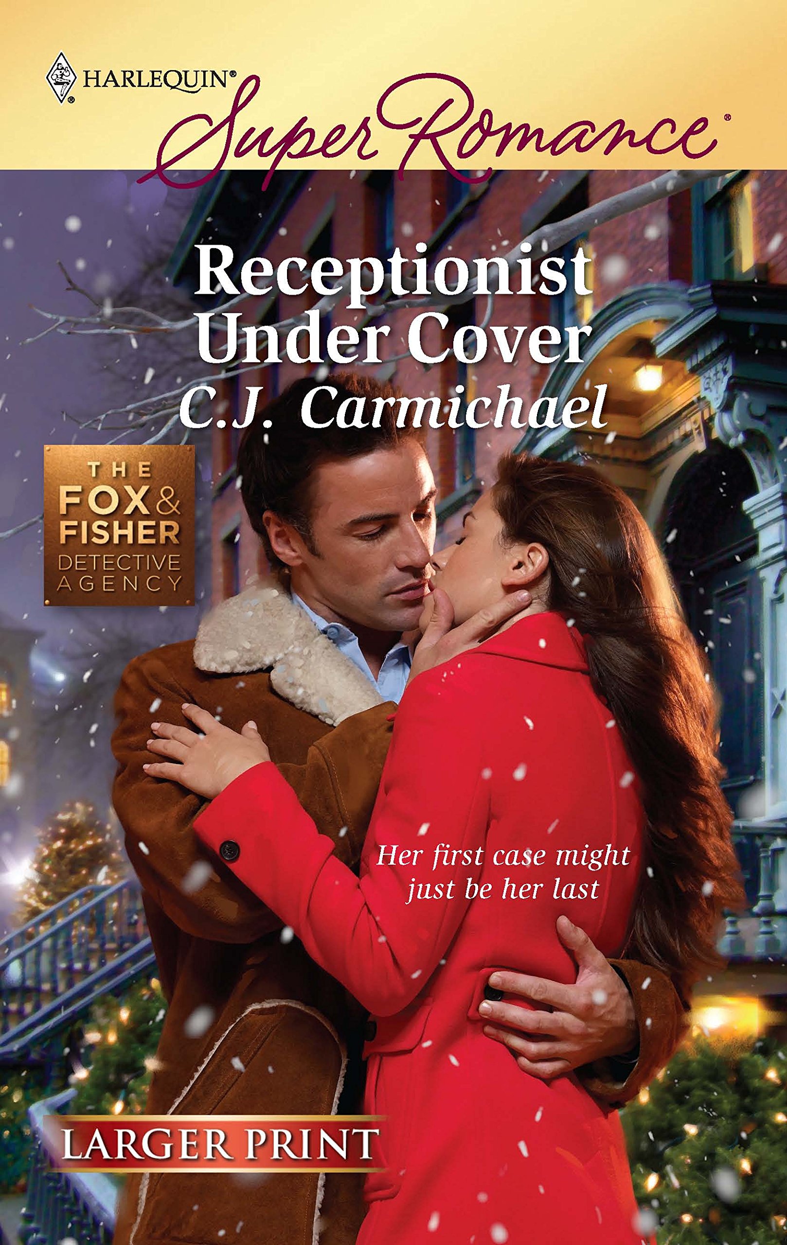 Receptionist Under Cover (Larger Print Harlequin Super Romance: The Fox & Fisher Detective Agency)