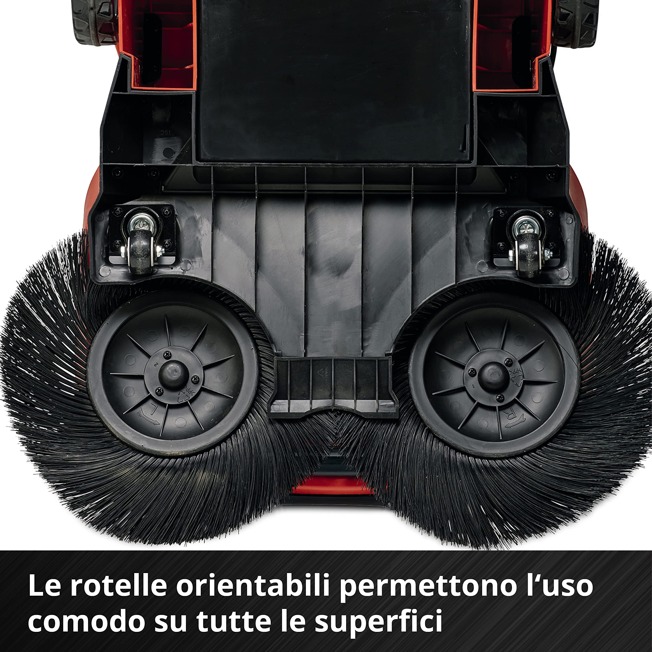 Einhell Spazzatrice A Batteria Te-Sw 18/610 Li-Solo Power X-Change (Ioni Di Litio, 18 V, Contenitore Per Sporcizia Da 20 Litri, Posizione Di Parcheggio, Guarnizione Amovibile, Interruttore On/Off)
