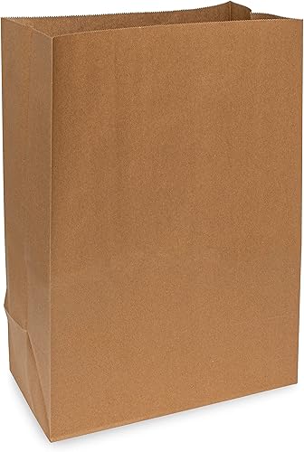 Miniatura 7 de Prime Line Packaging Bolsas de papel kraft desechables, bolsas de almuerzo extra grandes para llevar golosinas, comestibles, panadería, aperitivos y
