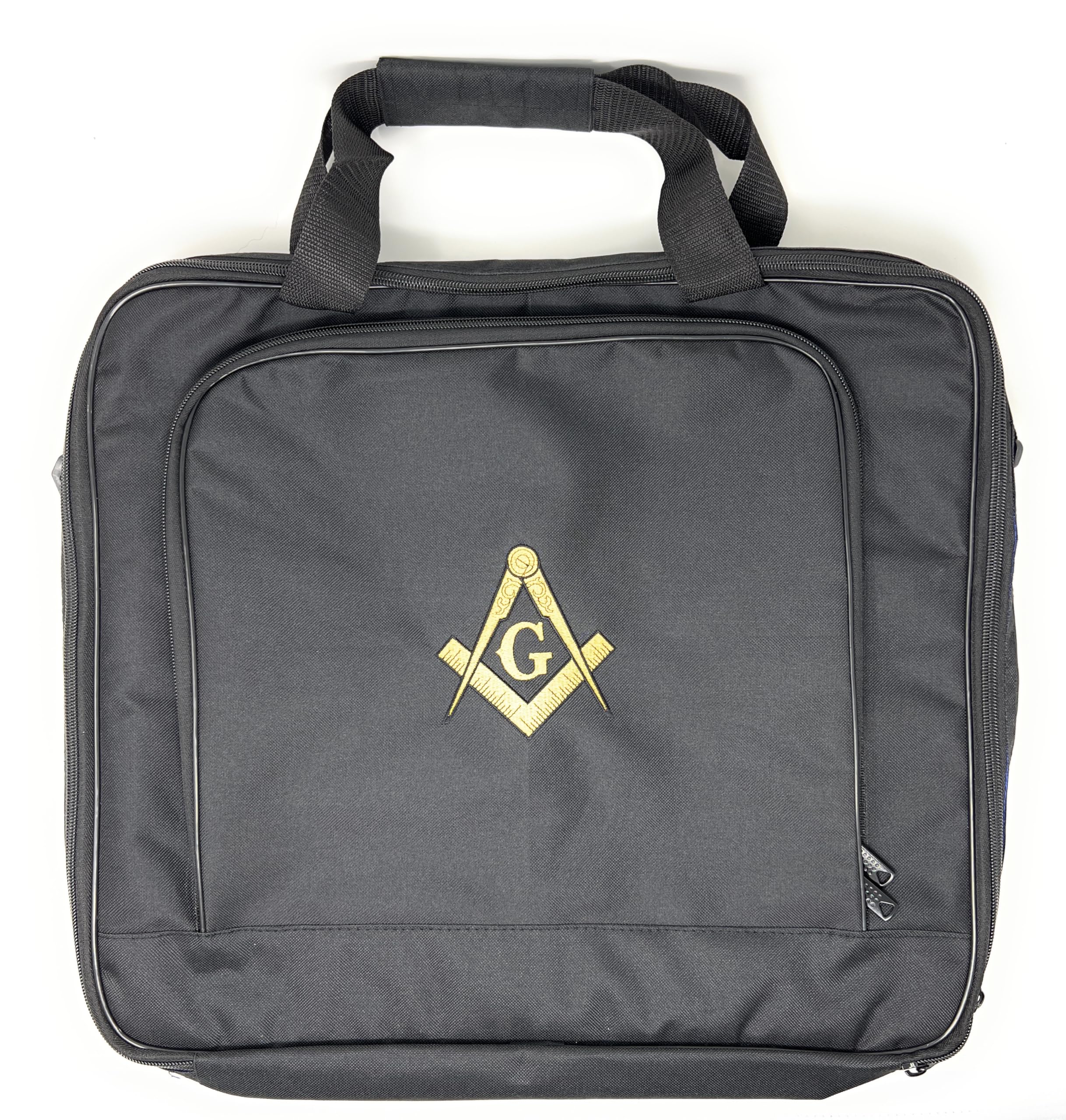 Uniform Store London Masonic Embroidered Square & Compass Masonic Apron Case with Handle & Strap