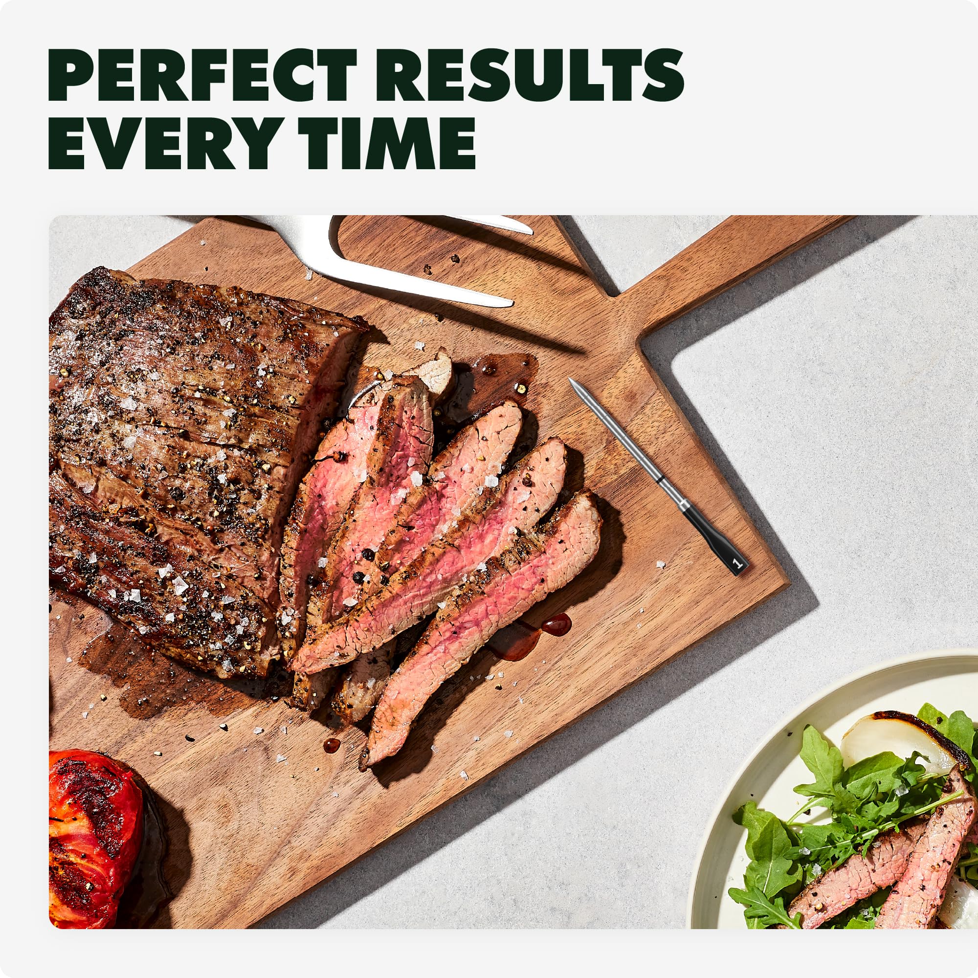 CHEF iQ Sense | Smart Wireless Meat Thermometer | 2 Ultra-Thin Probes | WiFi Unlimited Range | 1000°F Heat Safe | 5 Sensors | BBQ, Grill, Oven, Smoker, Air Fryer | Gen3