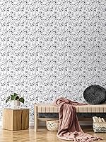 Vista 4 de Surface Style - Papel tapiz para despegar y pegar, papel tapiz contemporáneo para dormitorio, artículos esenciales para el dormitorio, autoadhesivo