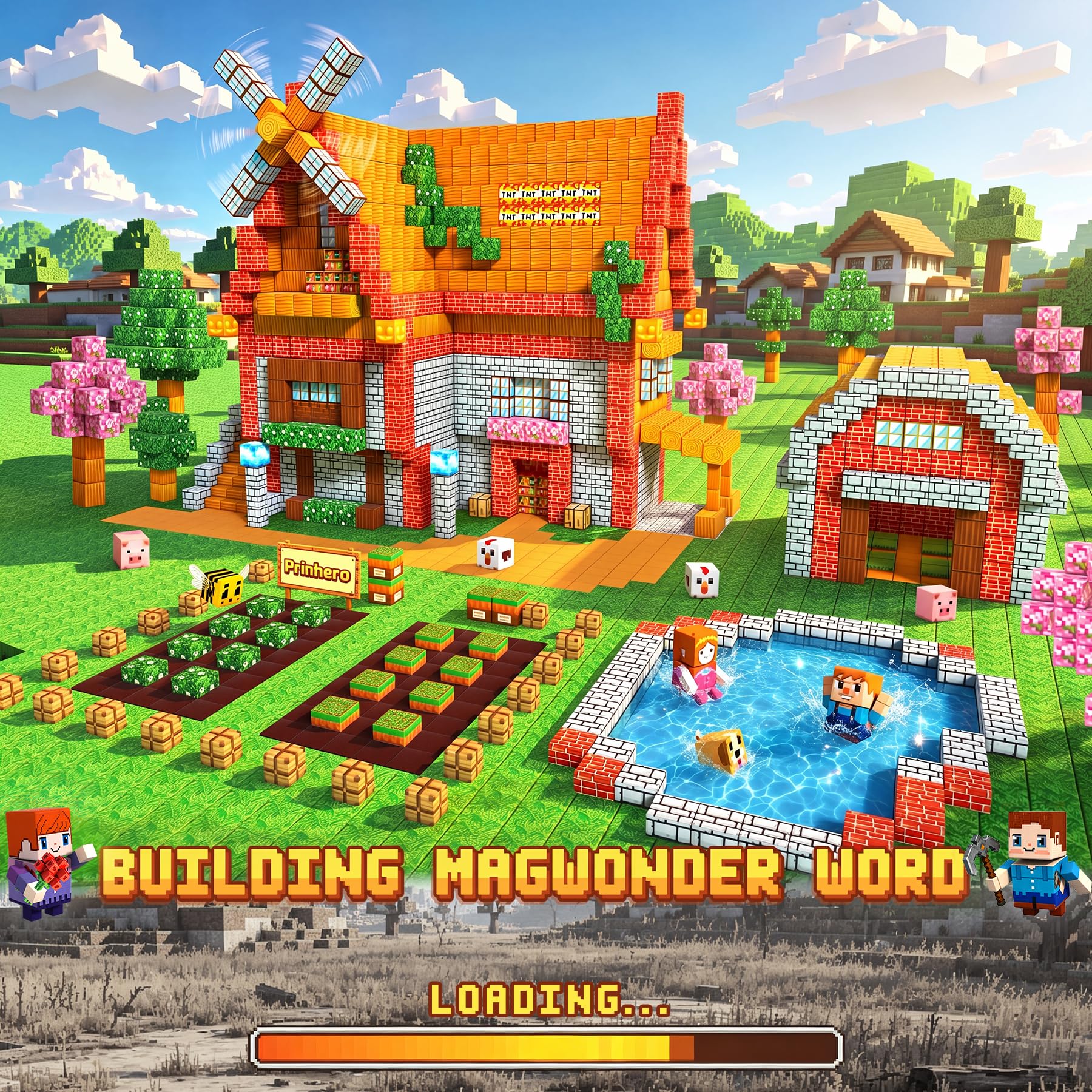 300 Bloc Magnétique Enfant – Construction Magnétique 3-10 Ans