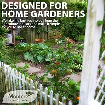Monterey Fruit Tree & Vegetable Systemic Soil Drench Bundled with Garden Measure Spoon, Apply Once for Season Long Control, Imidacloprid Systemic Insecticide - 1 Quart