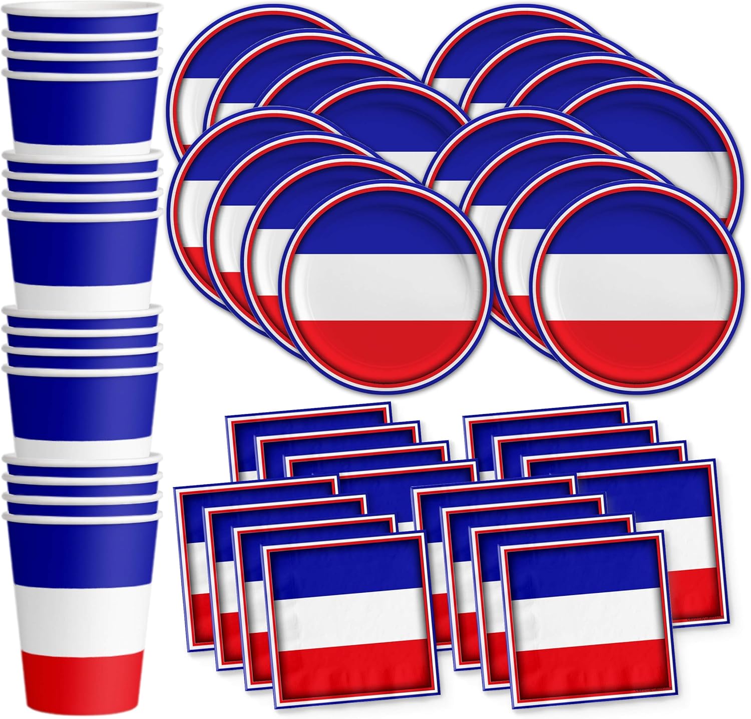 Russian Flag Russia Birthday Party Supplies Set Plates