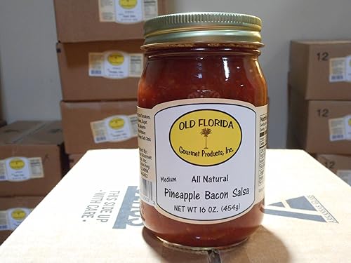 Miniatura 5 de Old Florida Gourmet Salsa mediana de tocino y piña