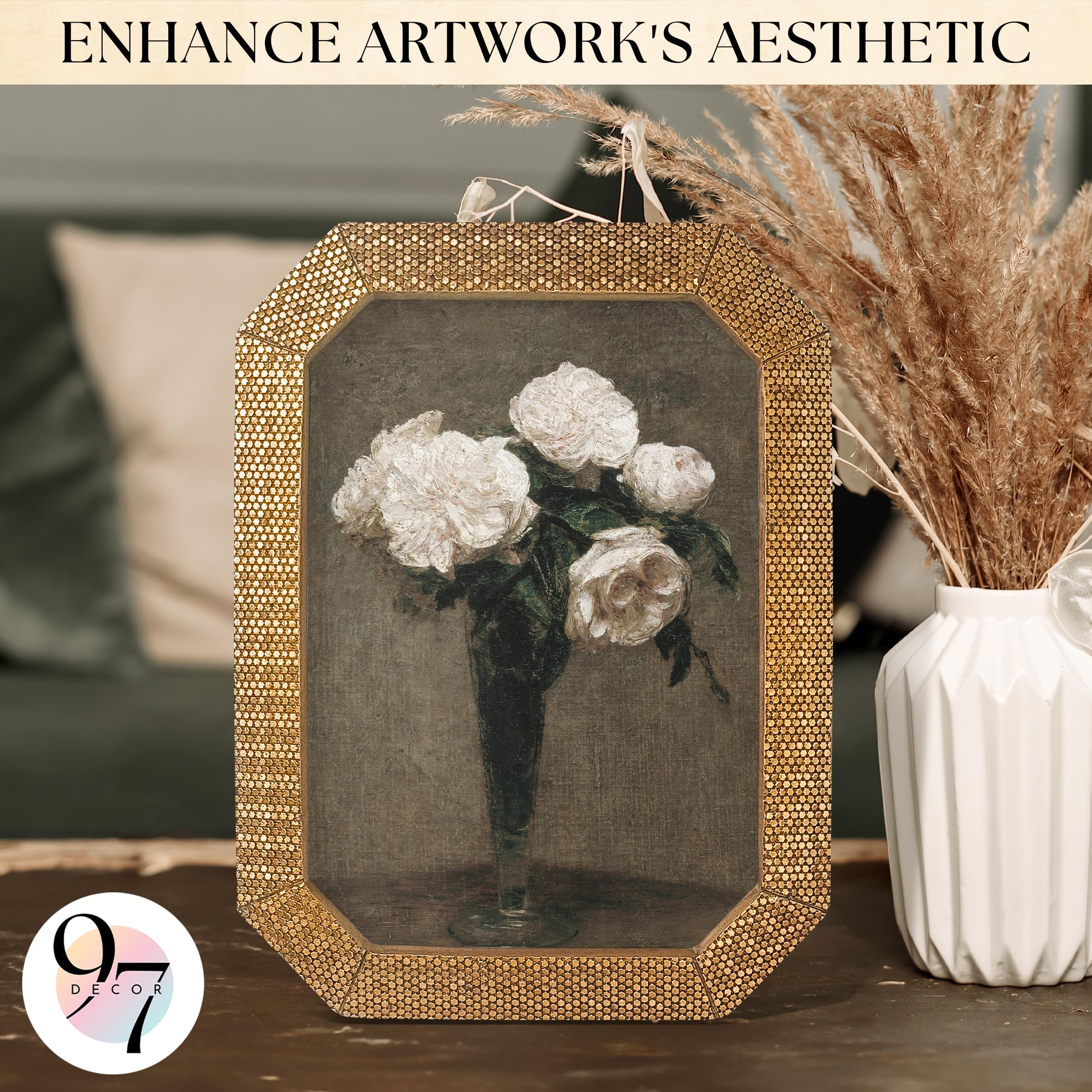 Amazon.com - 97 Decor 5x7 Vintage Picture Frames - 5 x 7 Picture