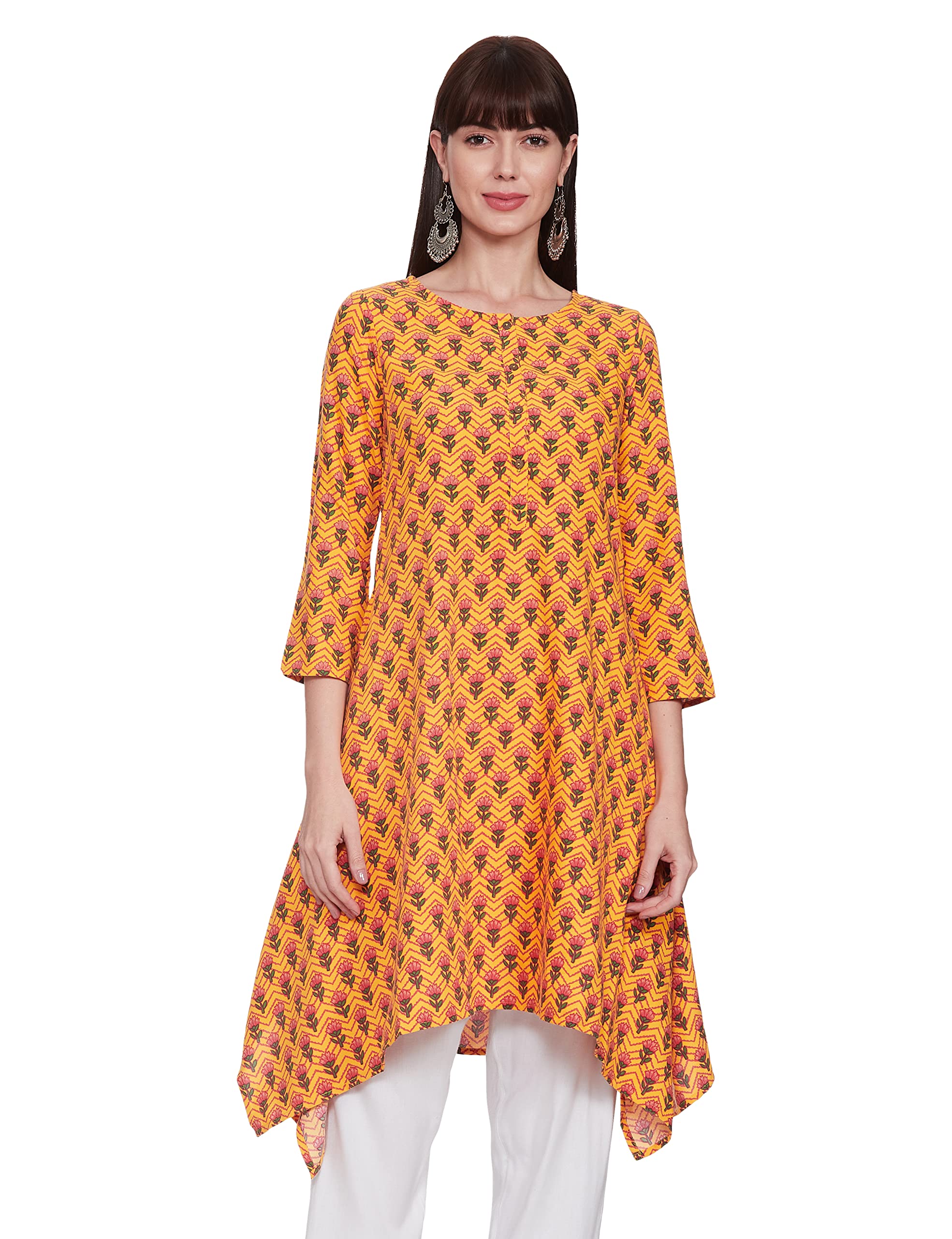 Global Desi Women's Straight Kurta