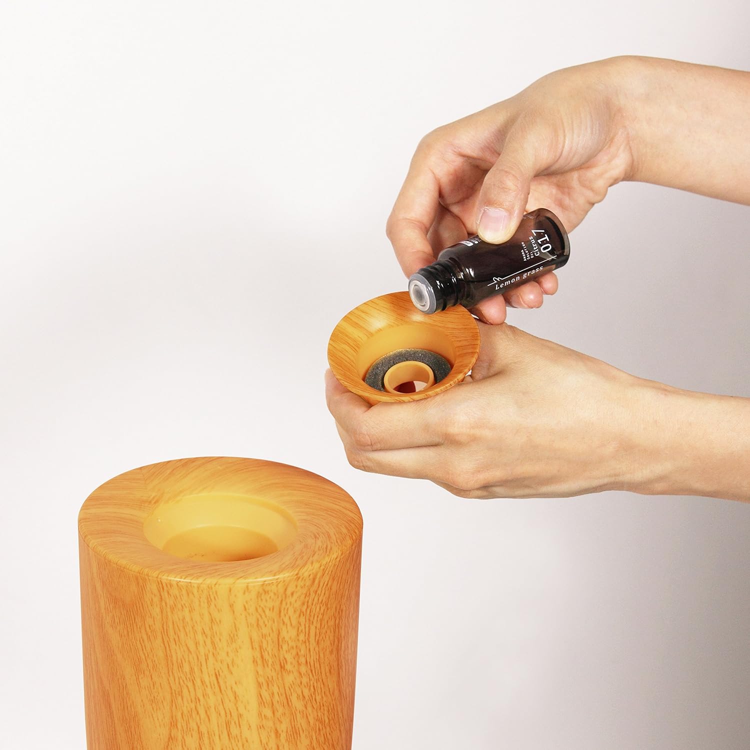 PRISMATE きれいなミストで加湿するアロマ超音波式加湿器 Sablier