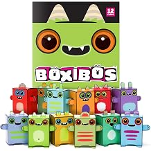 Box Buddies Boxibos Monsters - Pack of 12 Mini Box Monsters