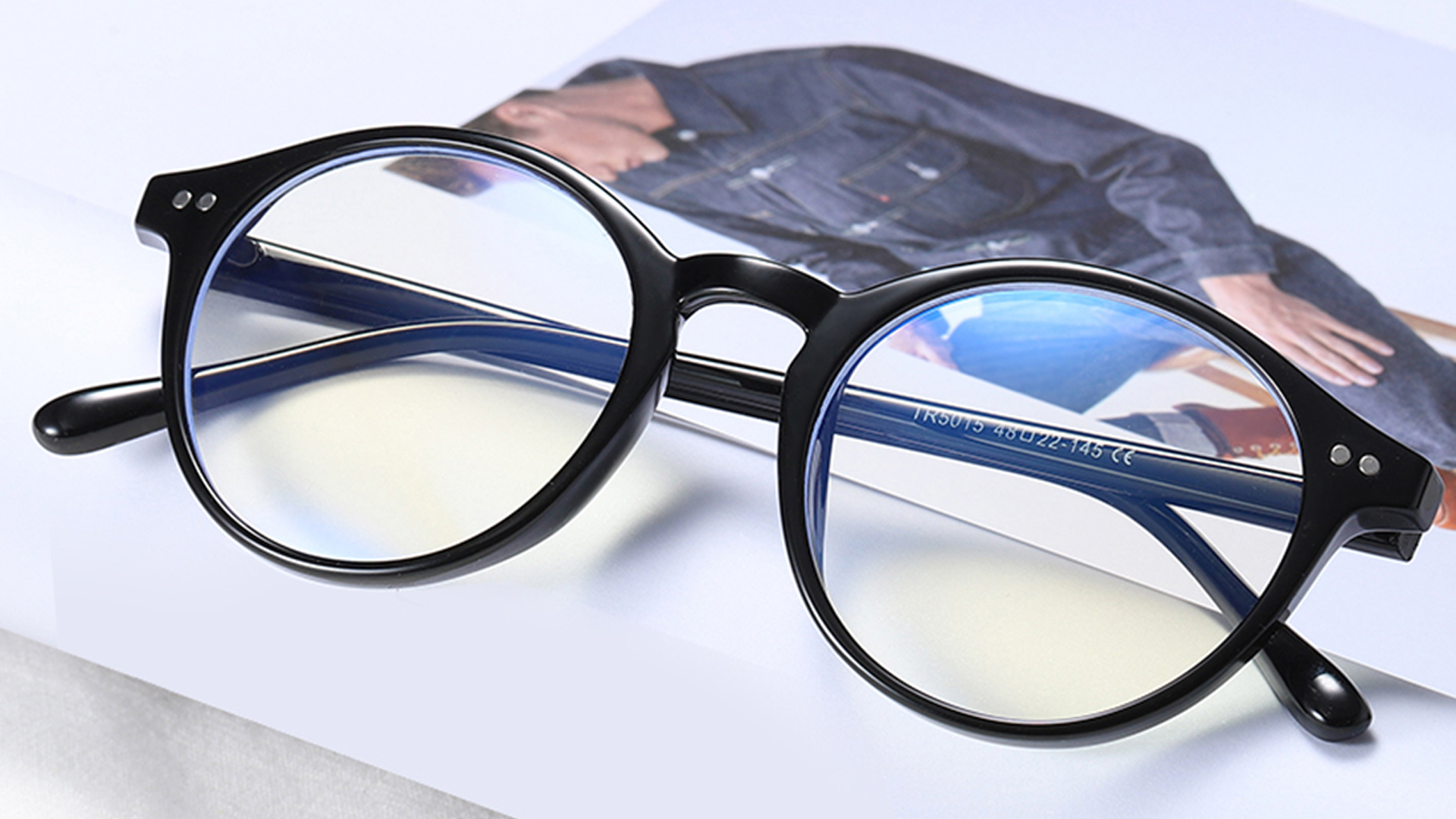 Amazon.com: HJSTES Vintage Blue Light Glasses for Women Men  display picture 1