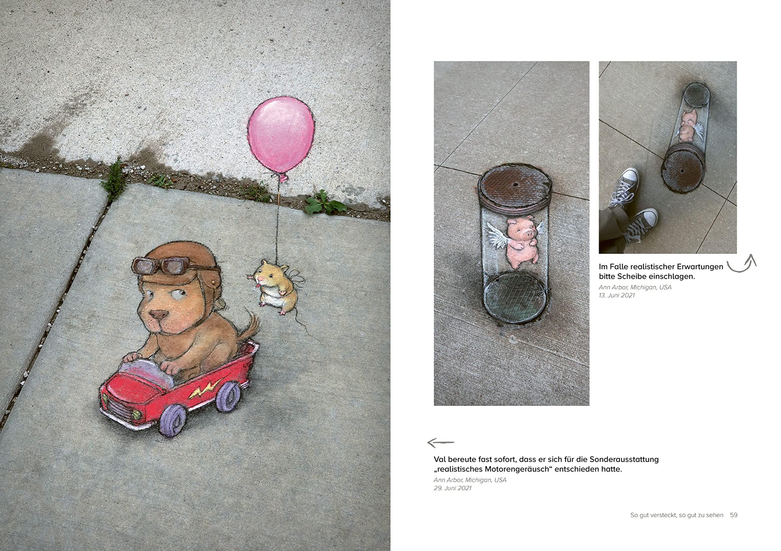 David Zinn. Street Art