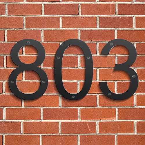 Miniatura 4 de Número de casa flotante 3D, números de dirección de 10 pulgadas, número de casa de acrílico, números de casa modernos grandes para puerta dirección