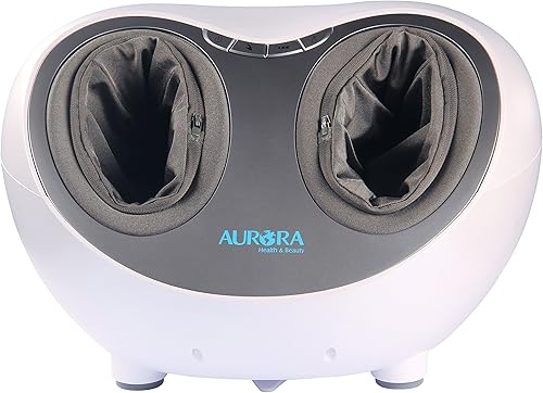 Aurora Health & Beauty Masajeador de pies de compresión de aire Shiatsu con terapia de calor