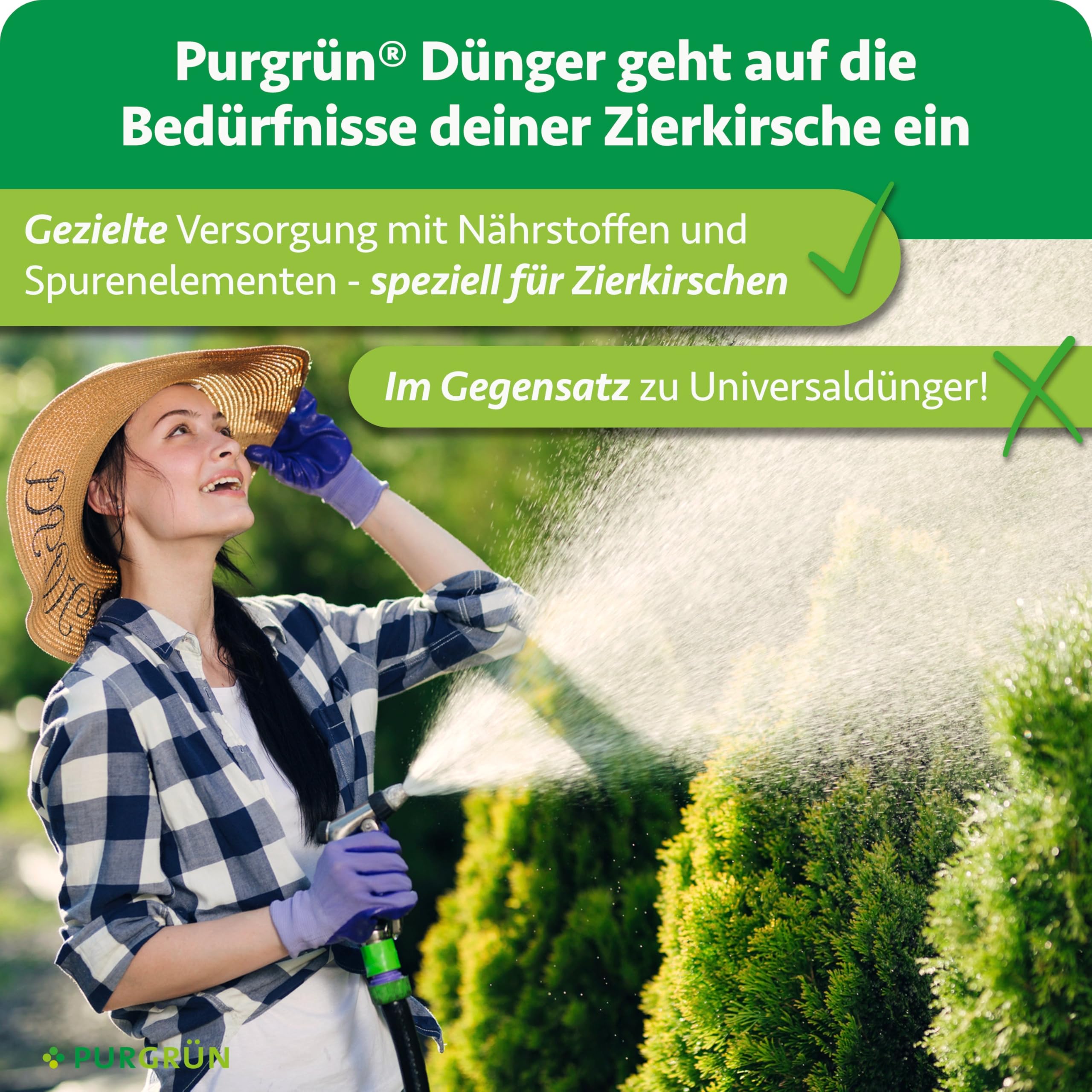Bio-Zierkirsche-Dünger 1 kg – Organisch-mineralische Rezeptur – Feinkörniges Krümelgranulat – NPK 6+4+5 – Mit Magnesium für leuchtende Blüten – Verbessert die Bodenqualität