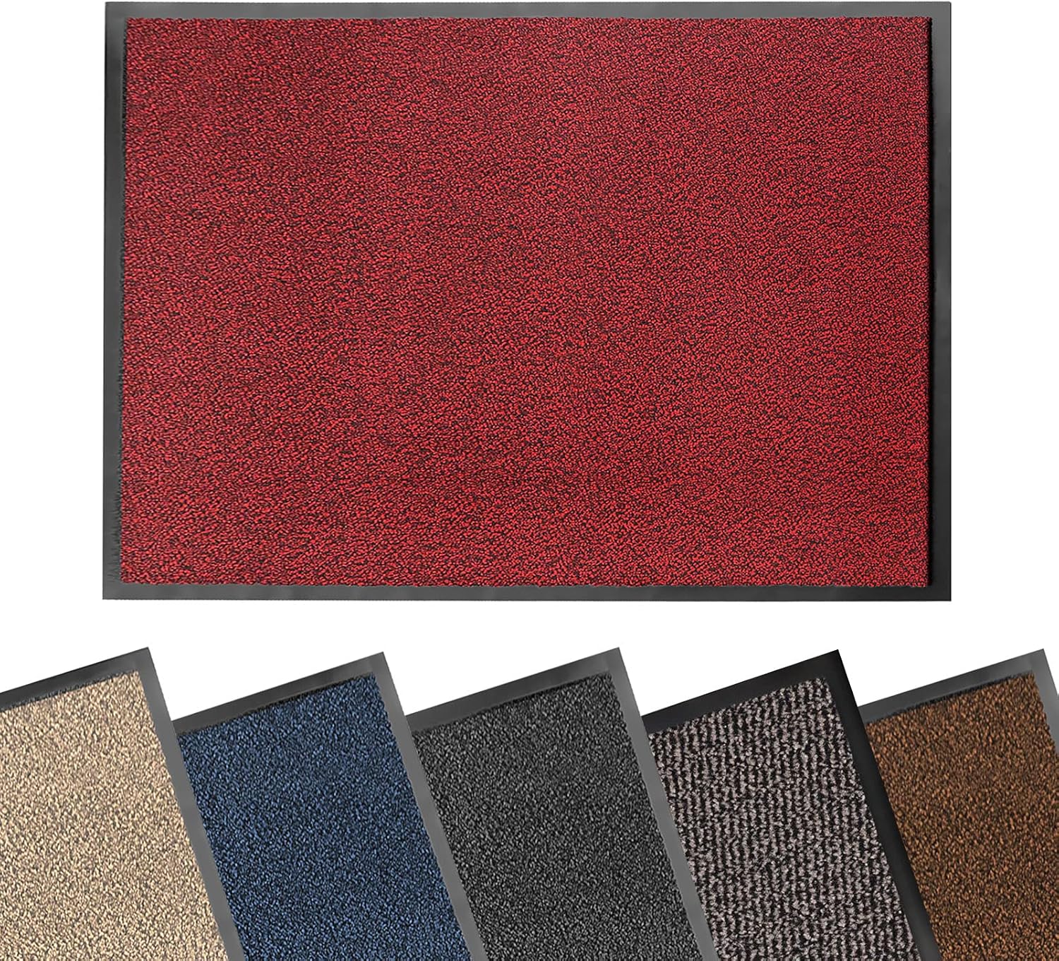 NASA Fußmatte 50x80cm - Schmutzfangmatte Mit Rutschfester Unterseite