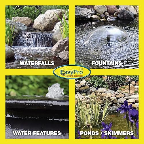 Miniatura 3 de EasyPro EP1750 - Bomba sumergible para estanques, cascadas, arroyos y características de agua.  Fiable, silenciosa y eficiente energéticamente, 1750