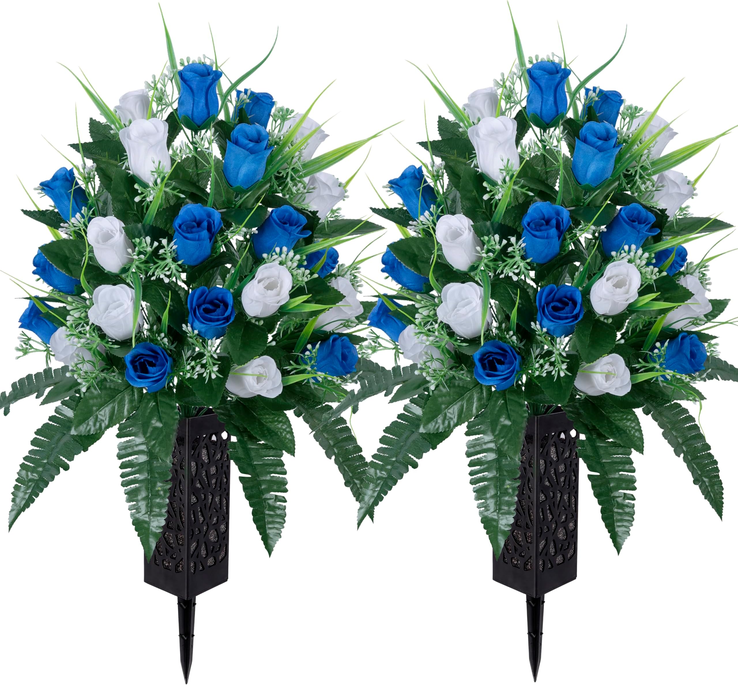 bocola Cemetery Artificial Flowers for Grave Decorations 1