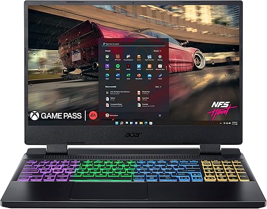 Acer Nitro 5 Gaming Laptop/ 12th Gen Intel Core i5-12500H Processor 12 core/ 15.6″(39.6cms) FHD 144Hz Display (8GB/512GB SSD/RTX 3050…