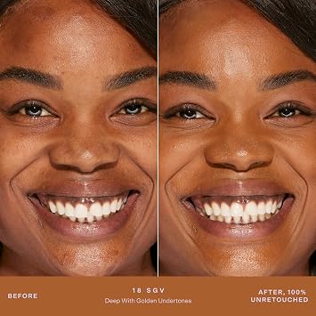 Tower 28 Swipe Serum Concealer - Hydrating Medium-Full Coverage Concealer + Under Eye Brightener - Skin Care Infused Makeup with Hyaluronic Acid + Soothing Centella - 18 Deep/Golden (0.22 oz)