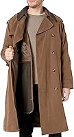 Vista 4 de LONDON FOG Men's Iconic Double Breasted Trench Coat with Zip-Out Liner and Removable Top Collar