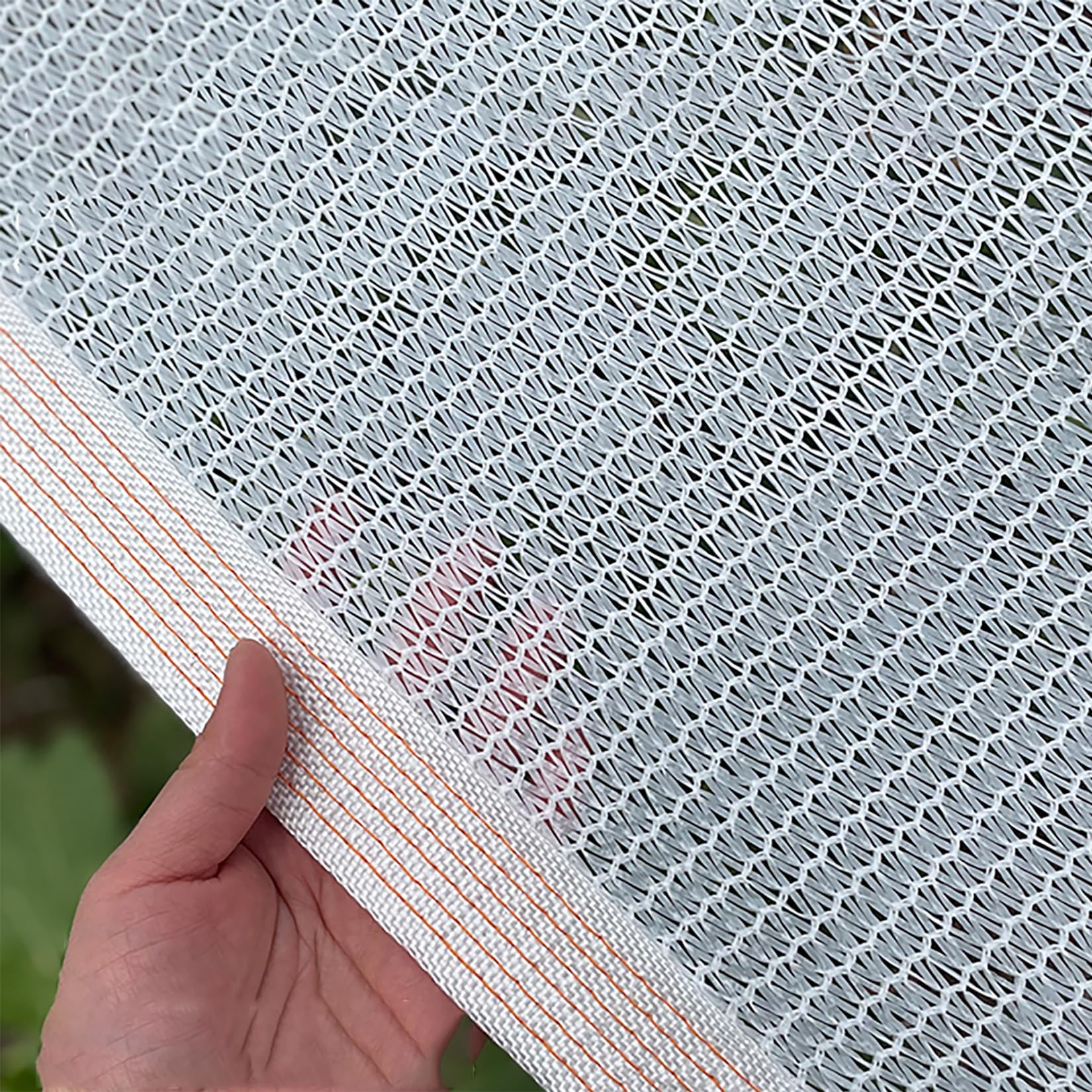 Malla de Sombra Valla de Privacidad,Red de Sombra con Ojales para Invernadero Toldo para jardín,50% protección UV, para Patio terraza, Plantas, gallinero (5x6m)