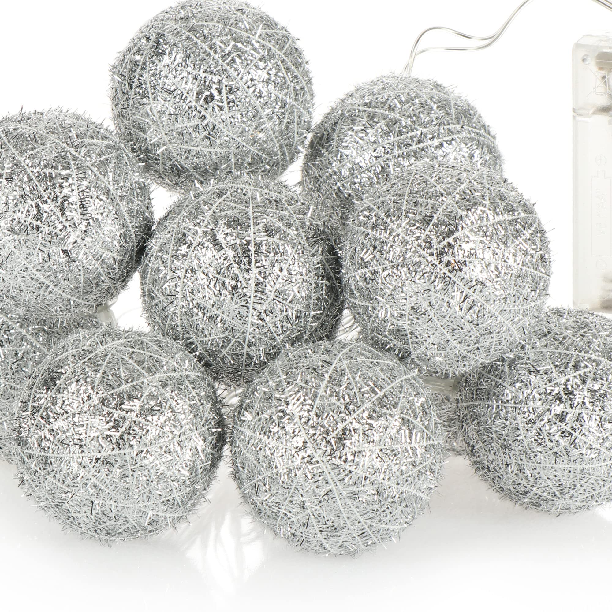 Com-four® 2x Lucine A LED Palla - Illuminazione Con 10 LED In Decoro