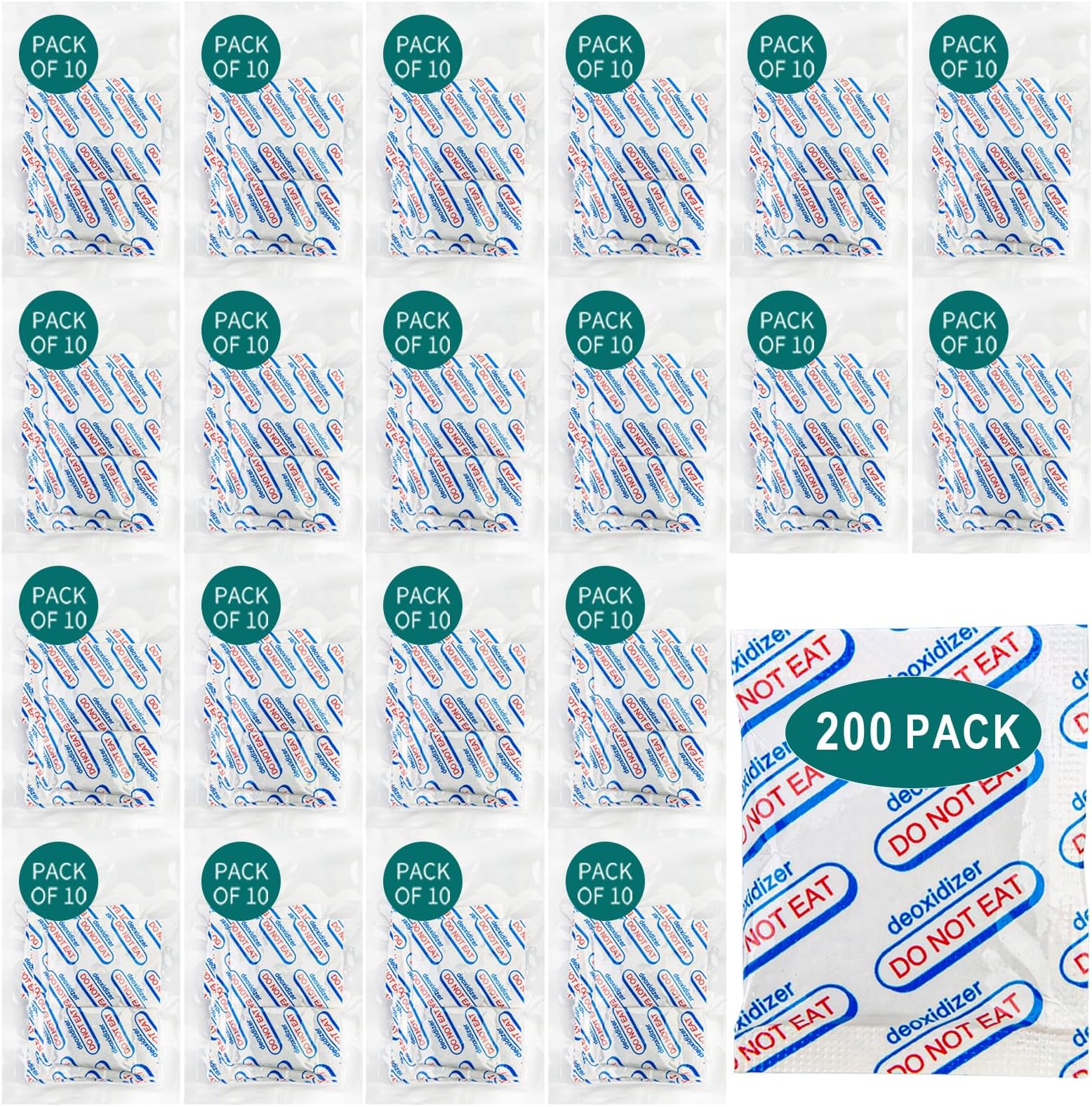 500cc 200 Packs Food Grade Oxygen Absorbers