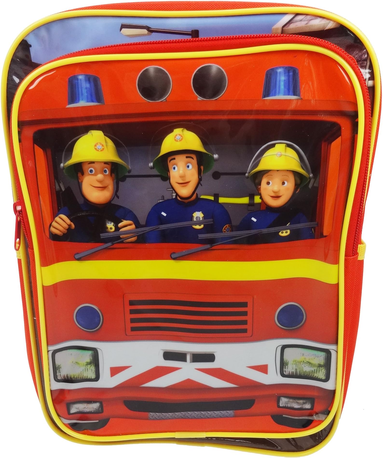 Trade Mark Collections Fireman Sam Square Back Pack (Red)