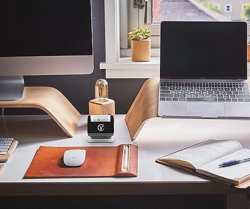 Miniatura 4 de Protección de identidad - Sello de rodillo extra ancho, incluye 3 paquetes de recambios  Versión extra ancha, diseñada para seguridad, seguro y