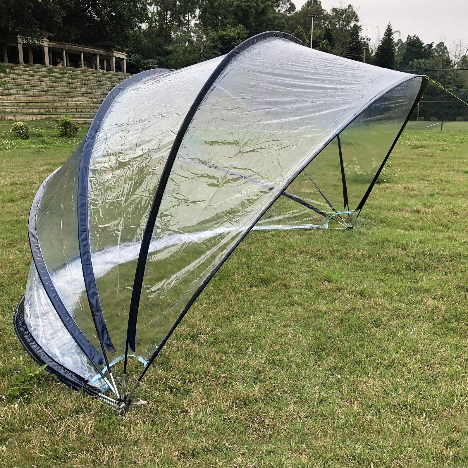 STEINBACH Pavillion Zelt Cabrio Dome 440 x 220 cm (Schwarz)