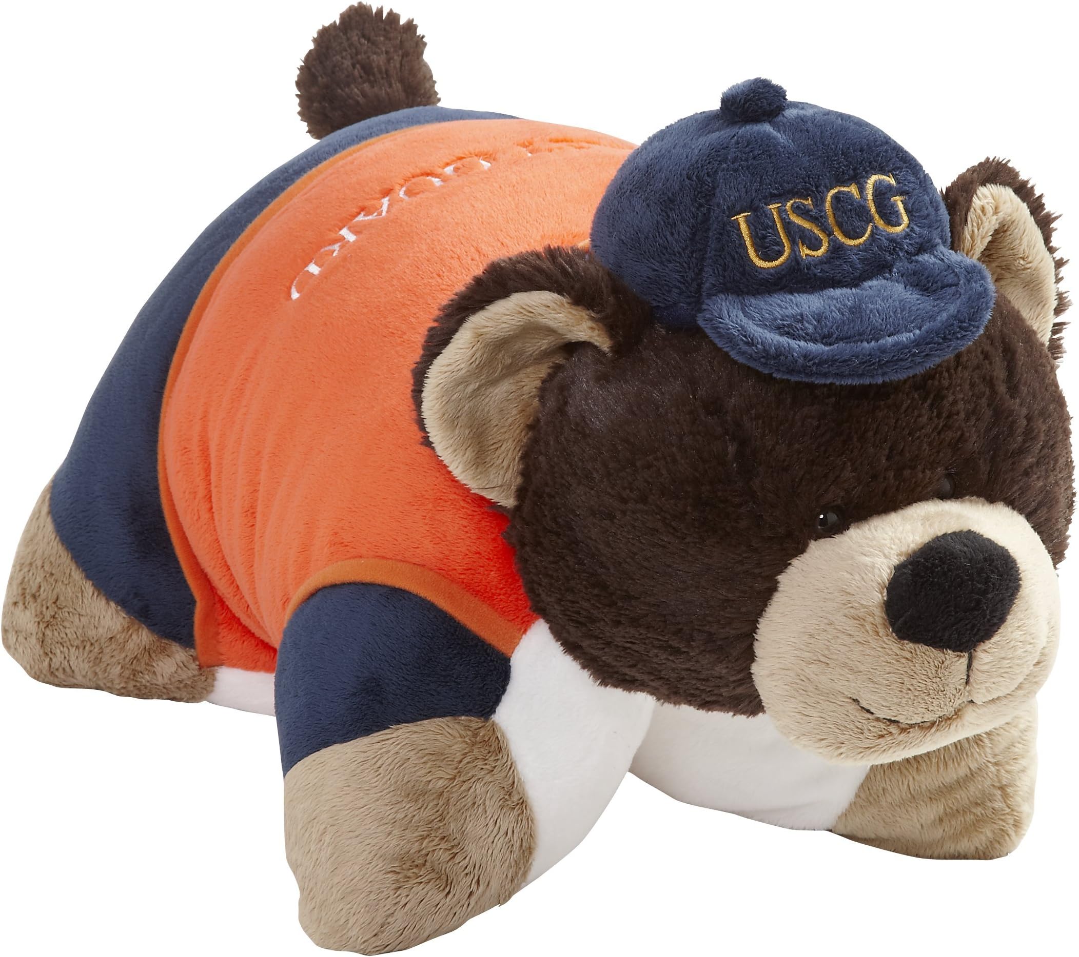 US Coast Guard Vest Folding Plush Pillow, 18-Inch