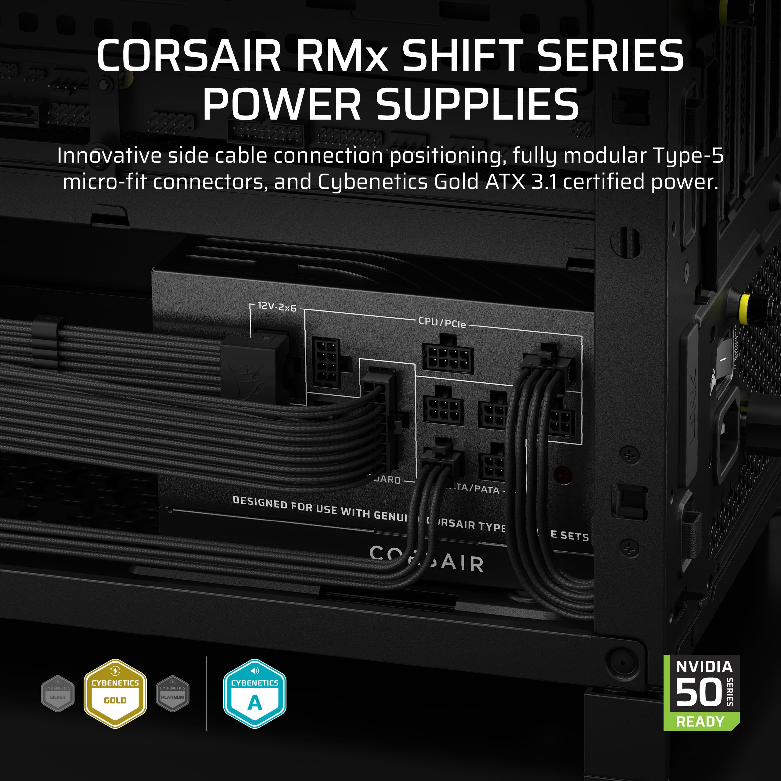 Amazon | Corsair RM1000x Shift (2025) 完全モジュラーATX電源