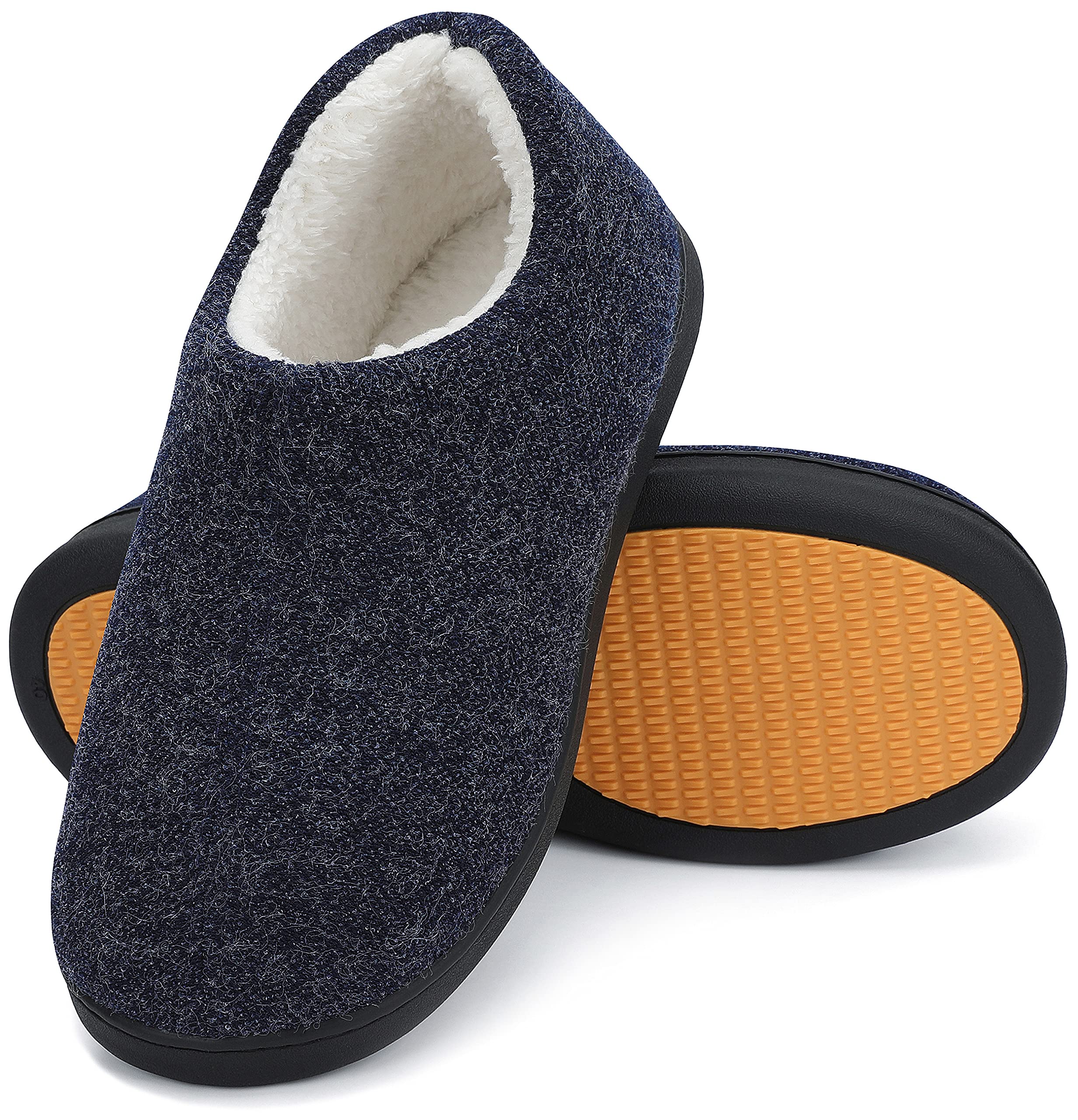 Mishansha Pantofole Uomo Ciabatte Invernali Memory Foam Pantofole Calde Gr.39-48