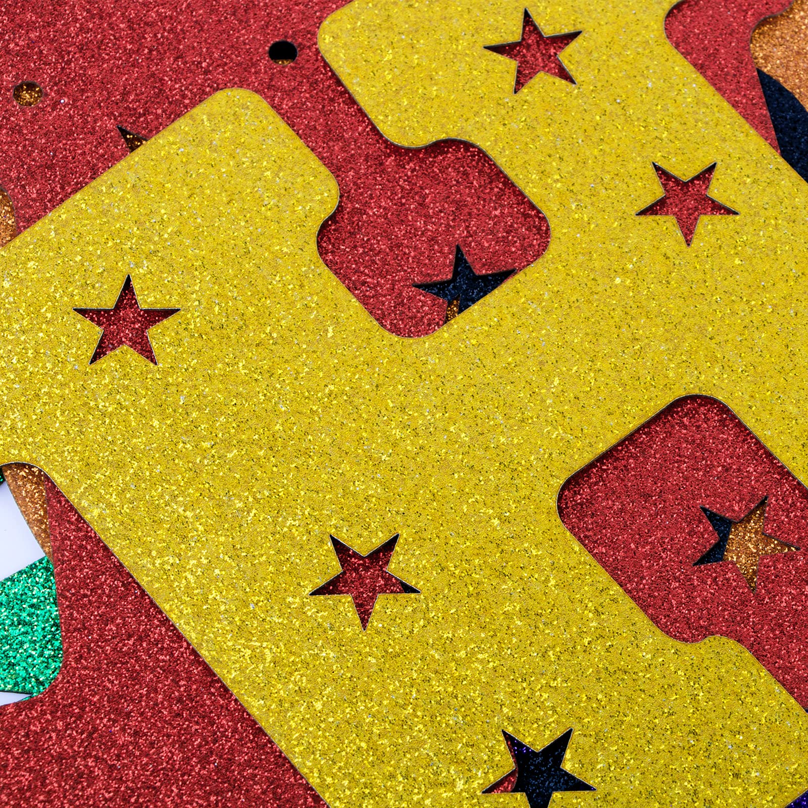 ALEGRE Bleistift Girlande 6 Stück - Bienenwaben Deko Für Einschulung & Schulanfang