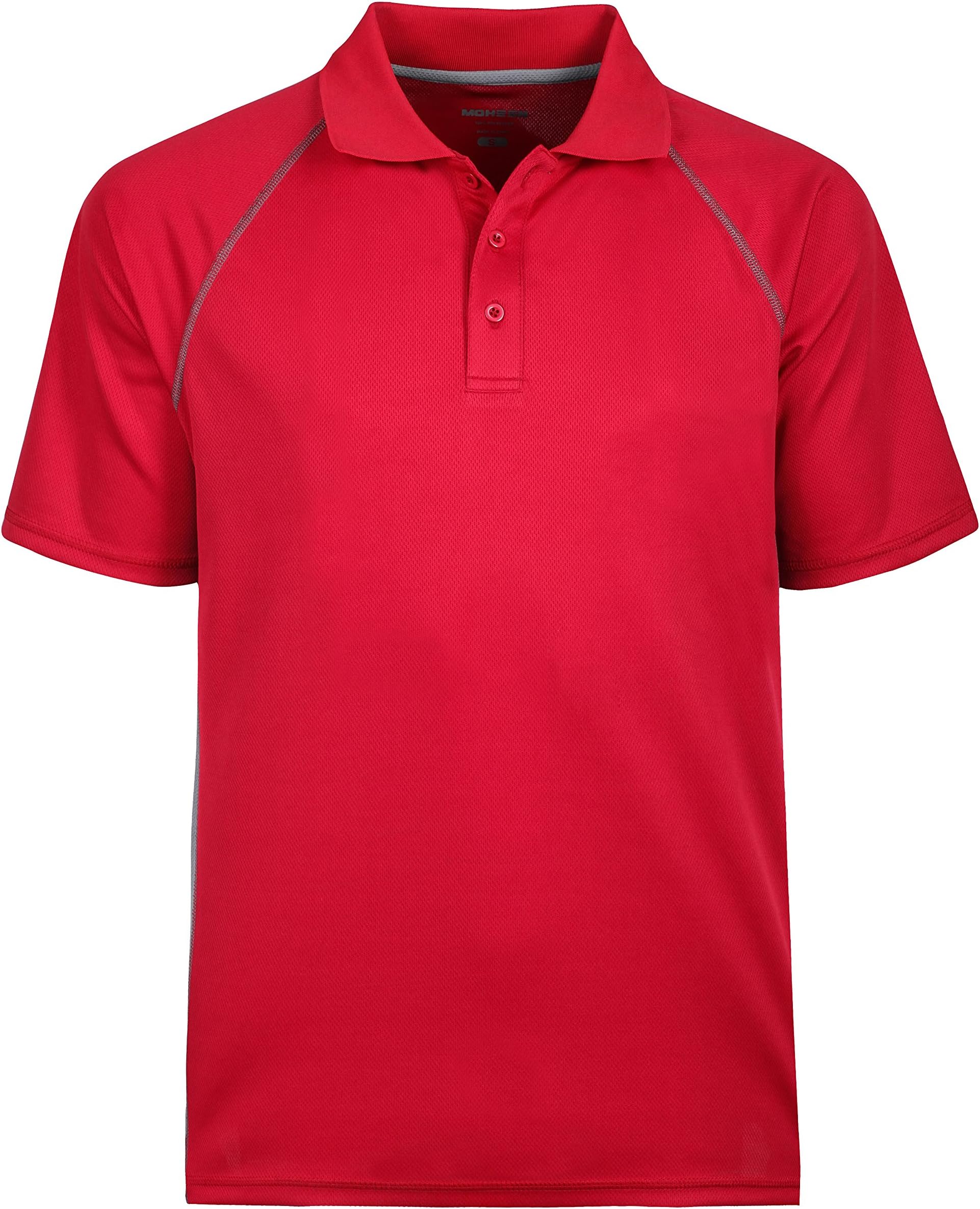 TIHEENMen's Golf Polo Shirts,Short Sleeve Moisk Wicking Lightweight Cool Polo Shirts