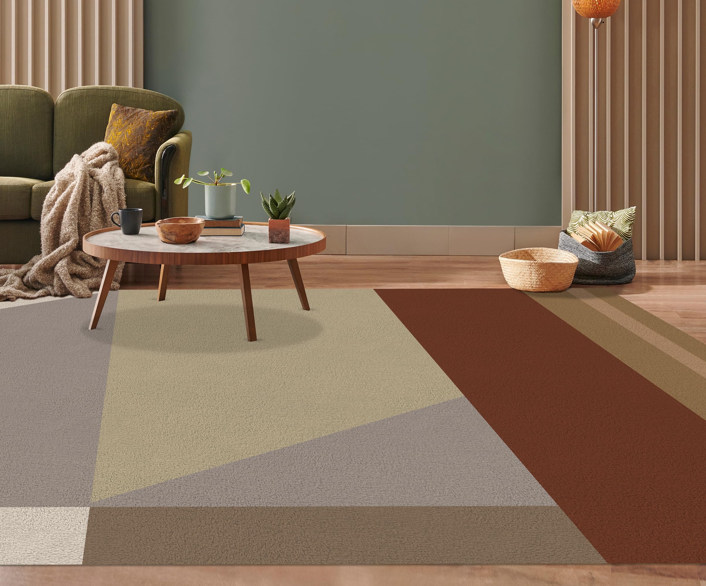 VINILIKO Design | Alfombra Vinílica Gael 100x150 cm - Antideslizante, Impermeable, Lavable - Varios Tamaños - Alfombra Vinilo Salón, Cocina