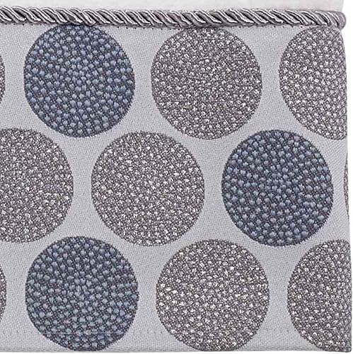 Miniatura 2 de Avanti Linens - Toalla de baño, toalla de algodón suave y absorbente (colección de círculos punteados, blanco)