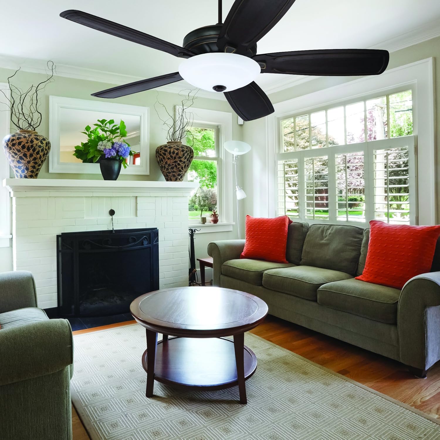 🛒 Crazy Deals Luminance kathy ireland HOME Carrera Grande Eco Ceiling Fan Fixture with 6-Speed Wall Control and Downrod | Energy Star Rated Motor | Light Kit Adaptable and Blades Sold Separately, Golden Espresso, 37 to 45 Inches, 46 to 50 Inches, 51 to 55 Inches,56 to 65 Inches , 66 Inches & Up Weekly Top Sale Luminance kathy ireland HOME Carrera Grande Eco Ceiling Fan Fixture with 6-Speed Wall Control and Downrod | Energy Star Rated Motor | Light Kit Adaptable and Blades Sold Separately, Golden Espresso, 37 to 45 Inches, 46 to 50 Inches, 51 to 55 Inches,56 to 65 Inches , 66 Inches & Up