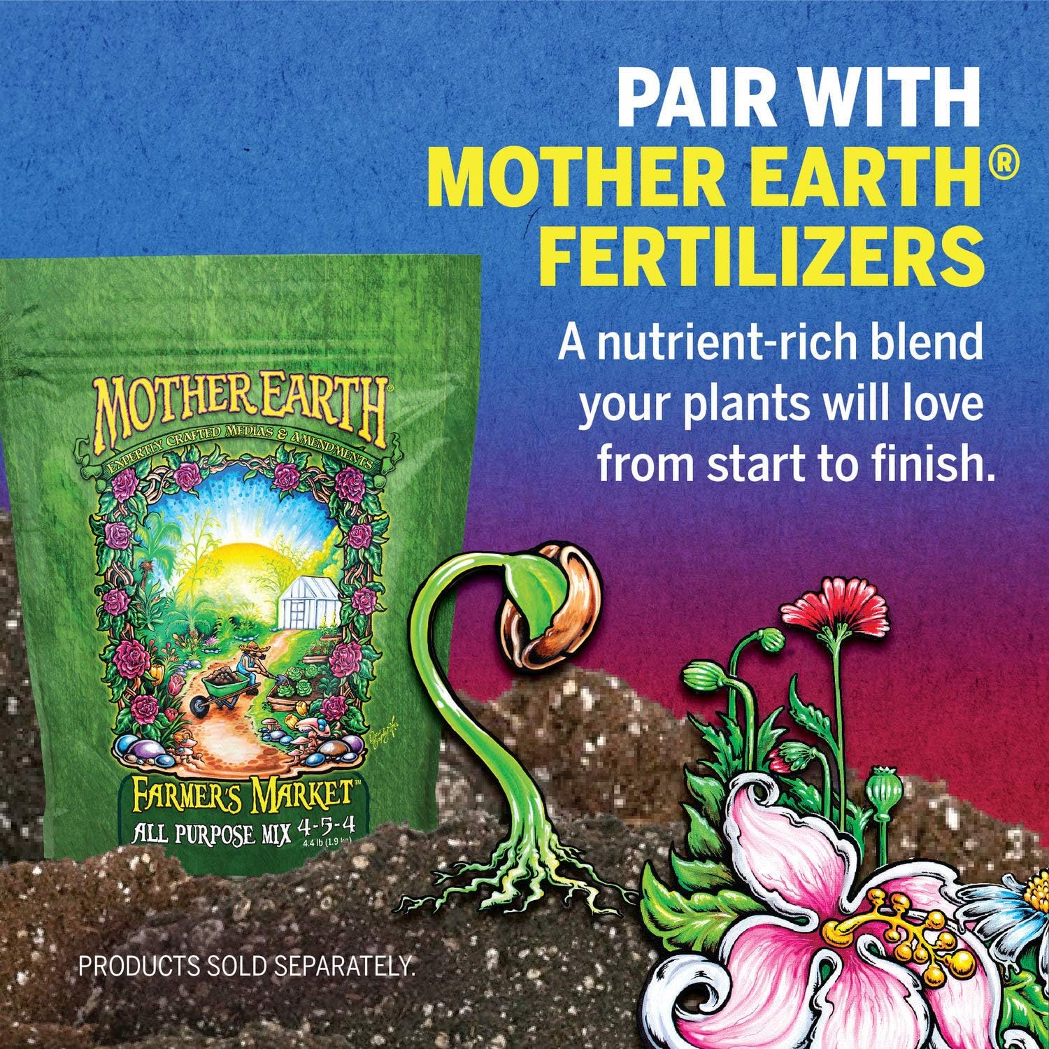 Mother Earth Products Mother Earth Terracraft Potting Soil with Peat Moss, Perlite, and Earthworm Castings, For Outdoor and Indoor Plants, 2 cu. ft.