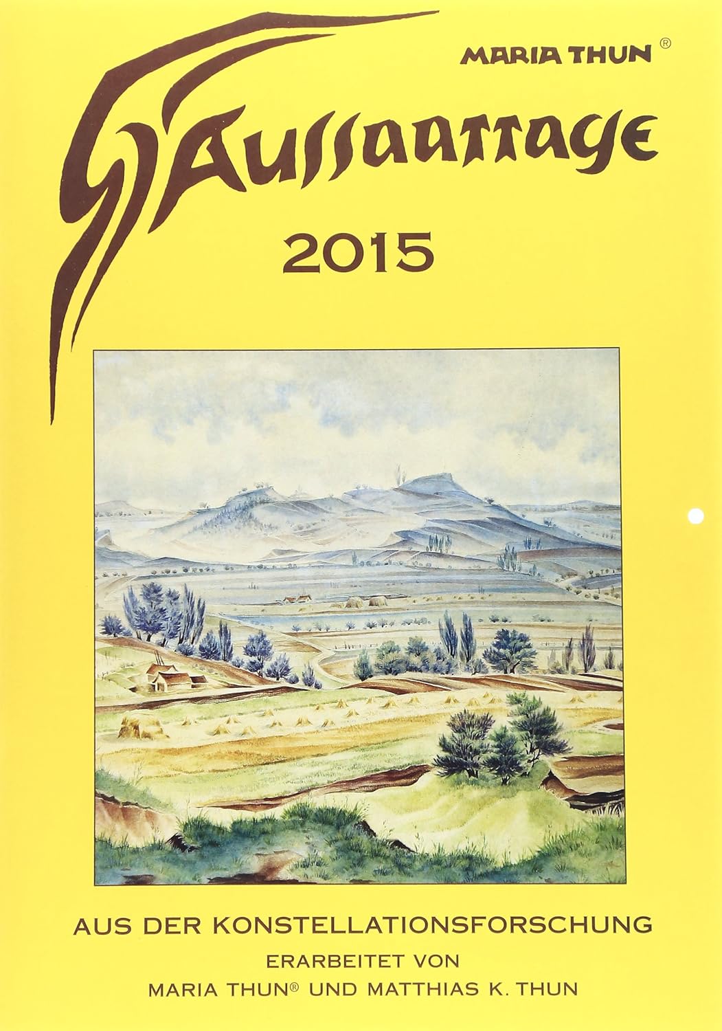 Amazon.com: Aussaattage Maria Thun 2015 Großer Kalender: 9783928636582
