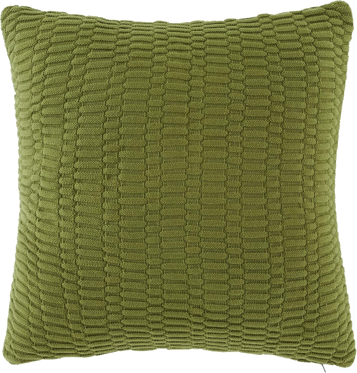 SAFAVIEH Home Collection Mari Moss Green 18-inch Square Decorative Accent Throw Pillow with Insert