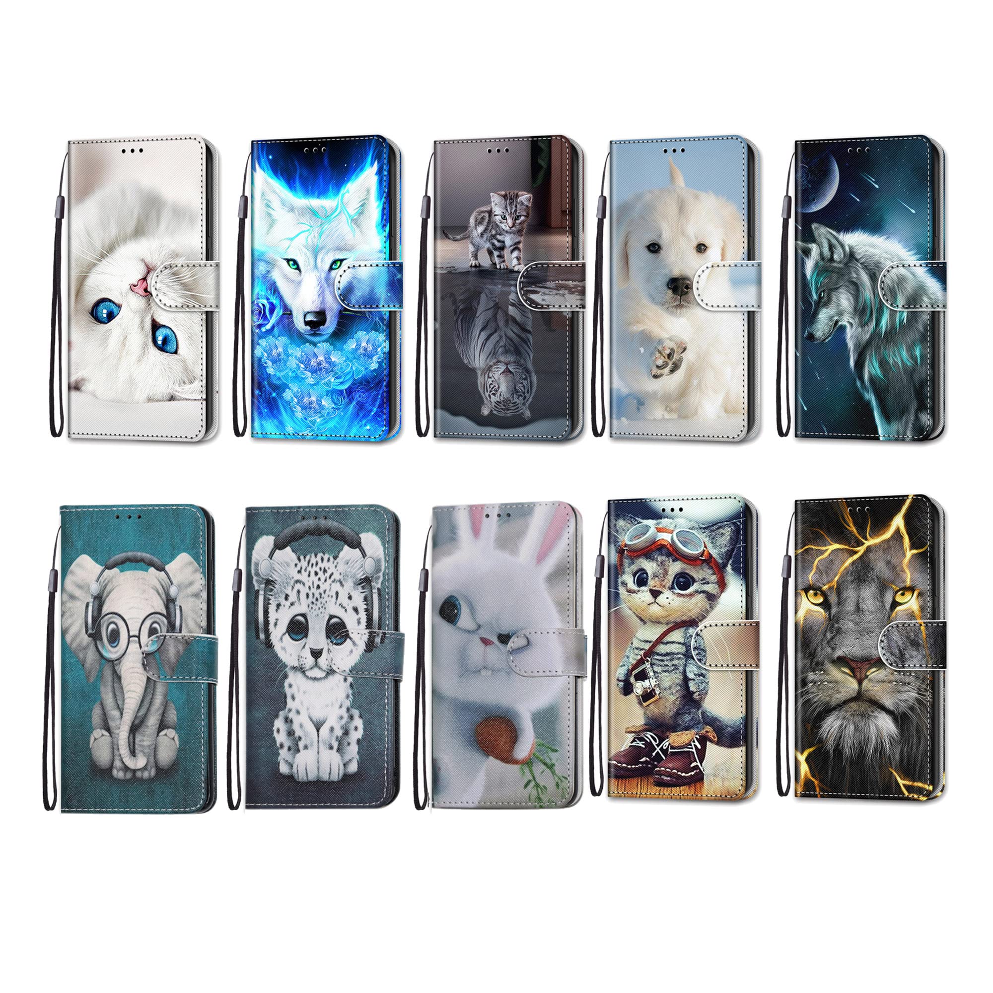 Moex Handyhülle Moex® Book Case Für Huawei P8, Hülle Mit