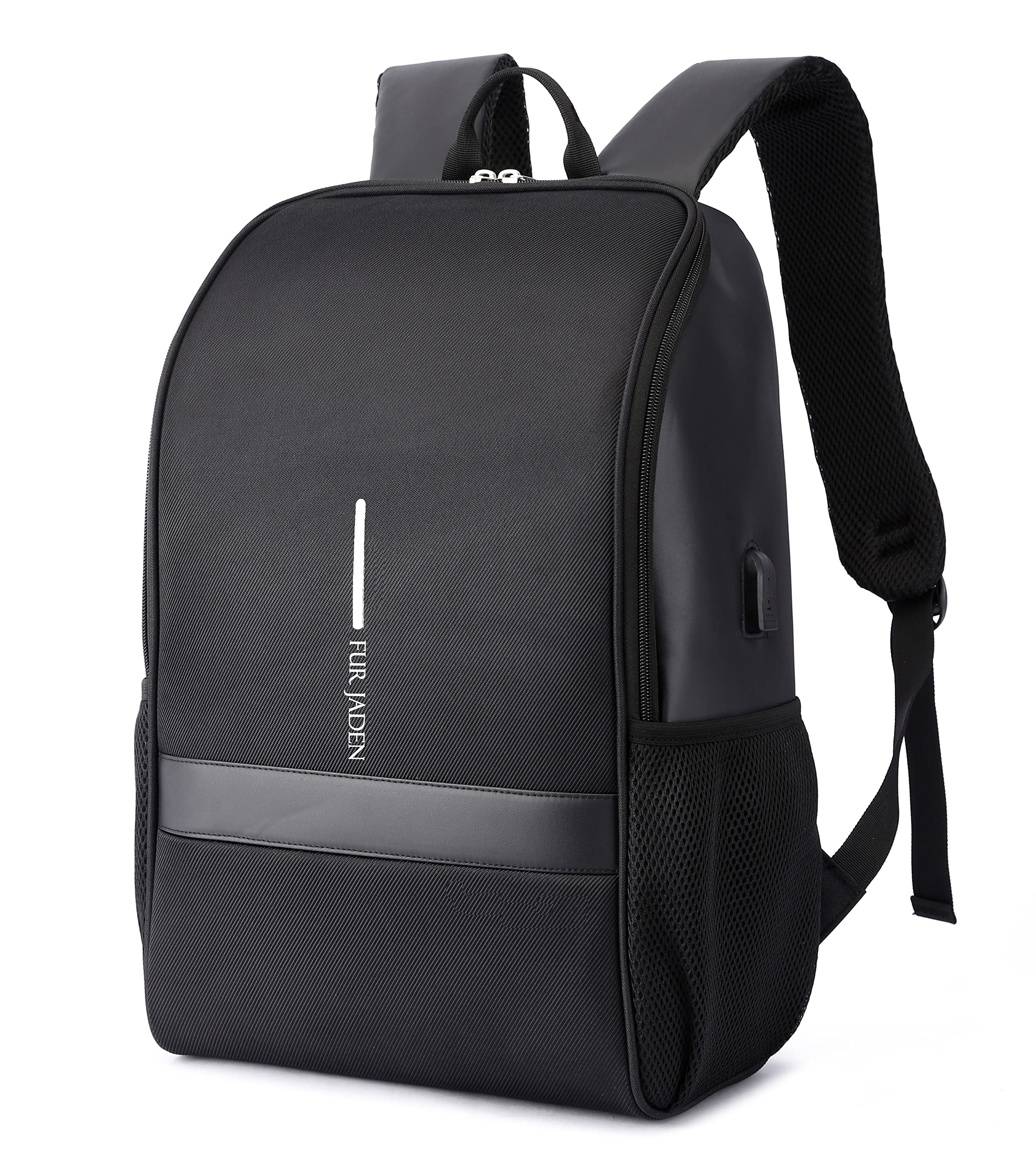 FUR JADEN Anti Theft 15.6 Inch Laptop Backpack with USB Charging Port and Anti Theft Pocket For Men Women Boys Girls (Black) (B0BRKYCK67) Amazon Price History, Amazon Price Tracker