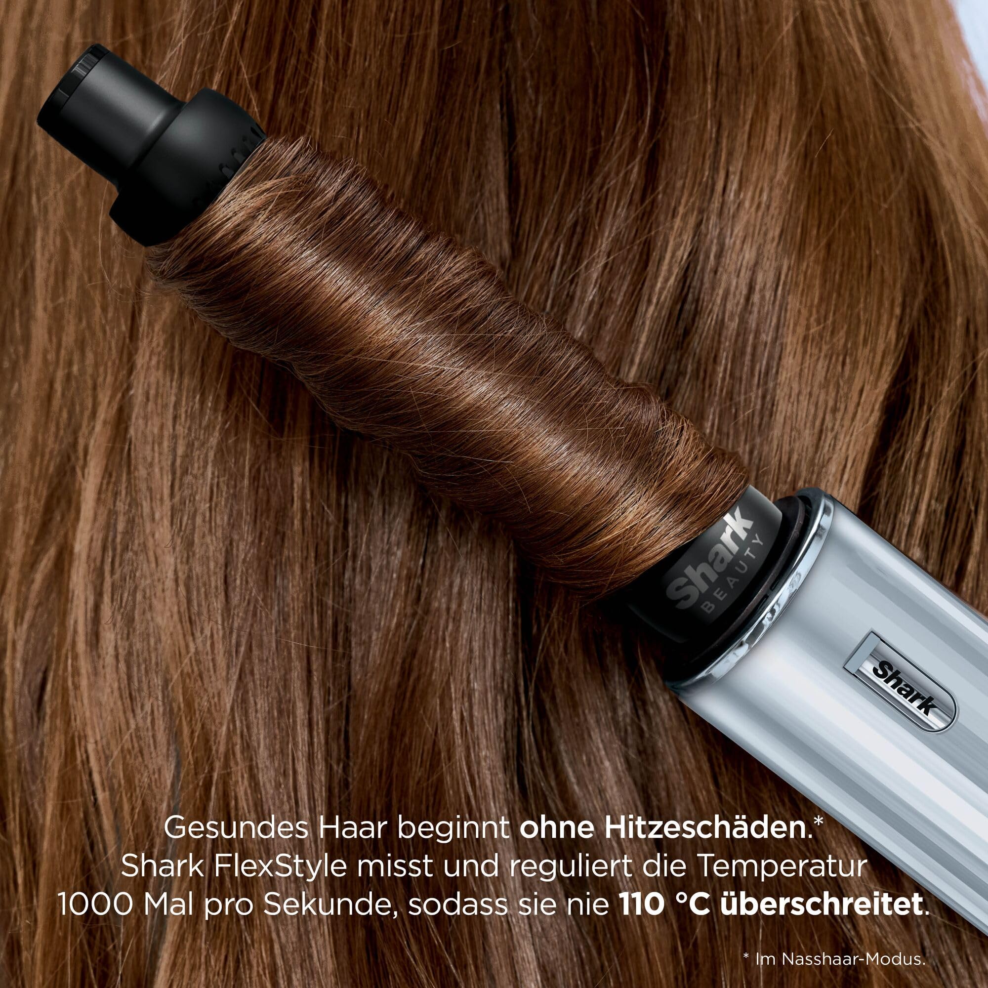 Shark FlexStyle Limited Edition Glacial Blue 6-in-1 Haarstyler, HD476WHEU | und Haartrockner mit Aufbewahrungsbox