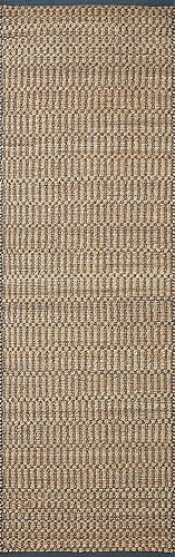 Miniatura 6 de Loloi Angela Rose x Loloi Colton Collection CON-05 - Alfombra decorativa de 2 pies x 3 pies 0 pulgadas, naturalazul marino