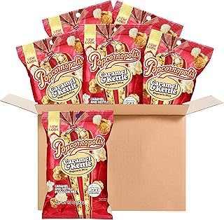 Gourmet Popcorn, Caramel & Kettle Mix, Sweet & Salty, 6-Pack Snack Bags, Bulk & Single Serve, Non-GMO, Gluten-Free