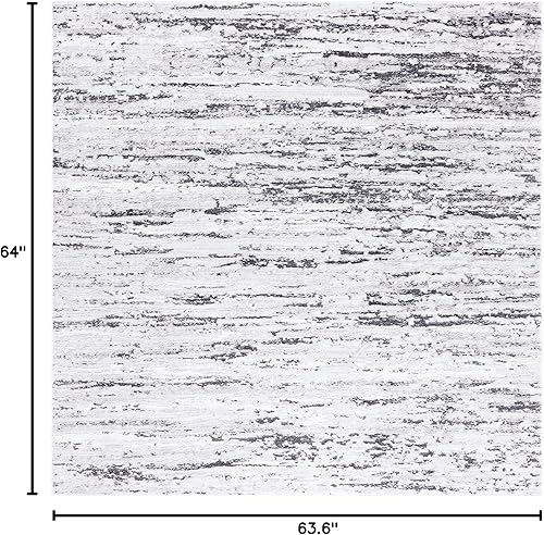 Miniatura 107 de SAFAVIEH Amelia Collection - Alfombra de área de 9 x 12 pies, gris y azul marino, diseño abstracto moderno, no desprende pelusa y de fácil cuidado