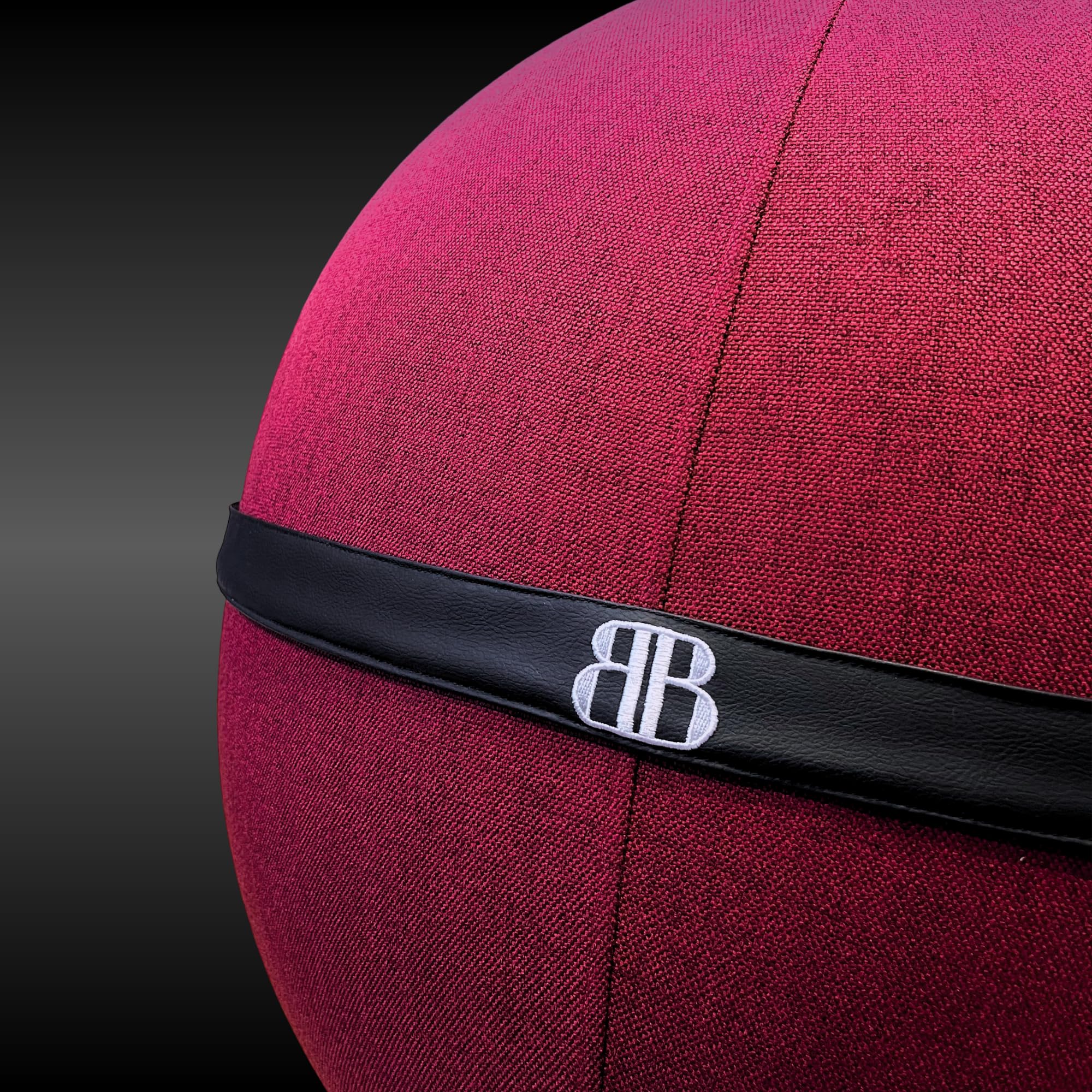 Pelota Oficina para Sentarse - Pelota Silla Trabajo y Yoga - Balón ergonómico antidolor de Espalda - Asiento dinámico y Postura Mejorada - Capacidad de 180 kg - Antideslizante
